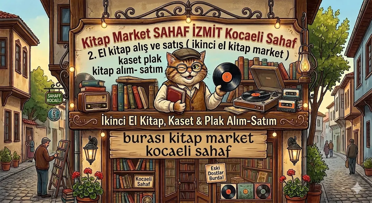 Kitap Market - Kocaeli Sahaf & İzmit Sahaf & Kitapçı: İkinci El Kitap, Plak, Kaset Alım-Satım - İzmit